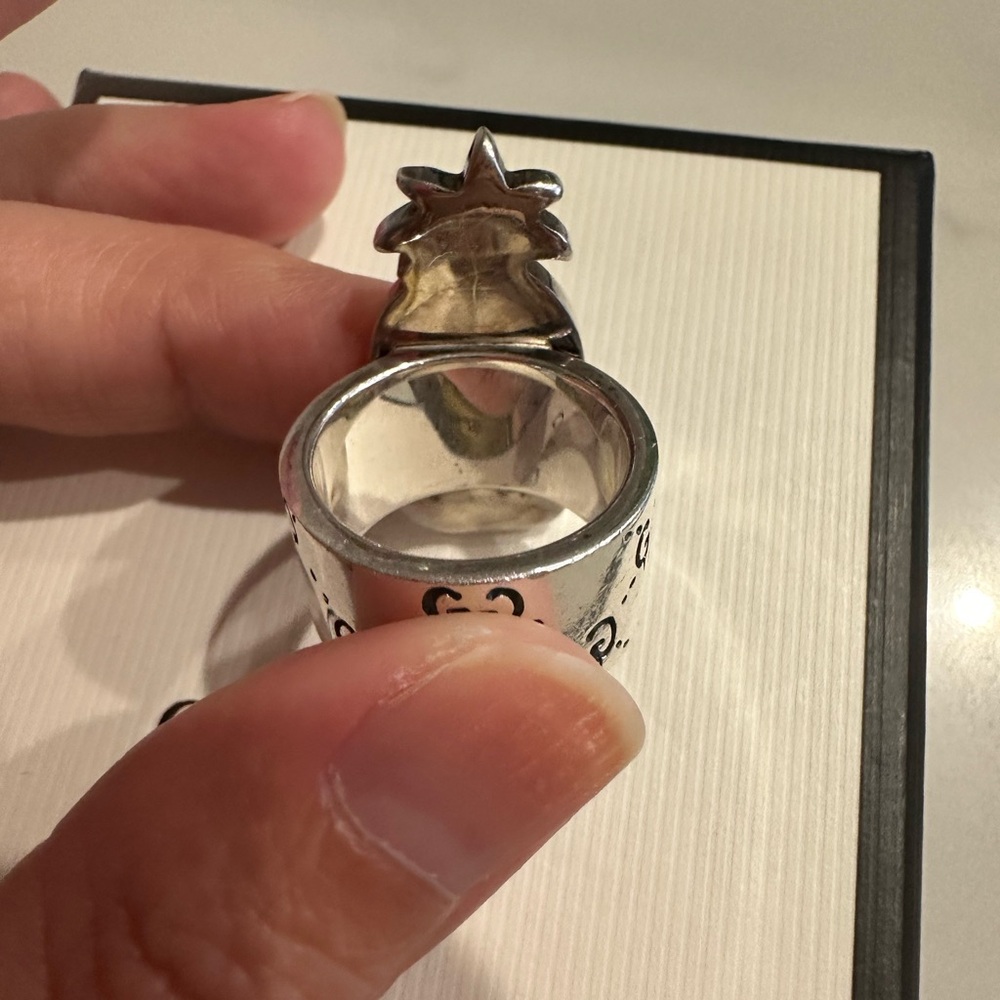 Authentic Gucci Pineapple Ring Size 6 - image 3